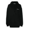 SS21 Logo Cotton Hoodie Black 578135TJV851070