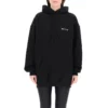 SS21 Logo Cotton Hoodie Black 578135TJV851070
