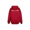 SS21 Logo Medium Fit Hoodie “Red” 578135TIV846295