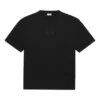 SS21 Logo Pattern Round Neck Short Sleeve Unisex Black 641655TKV711069