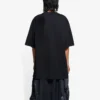 SS21 Logo Pattern Round Neck Short Sleeve Unisex Black 641655TKV711069