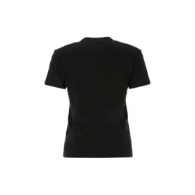 SS21 Logo Printing Cotton Black 612964TJVD91034