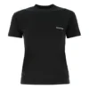 SS21 Logo Round-neck Short Sleeve Black 612964TJV871070