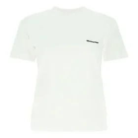 SS21 Logo Round-neck Short Sleeve White 612964TJV879040