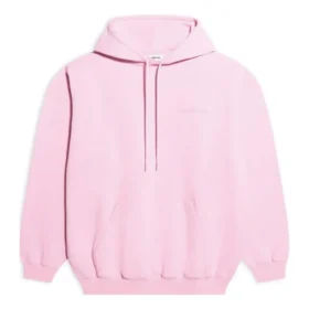 SS21 Loose Version Back Alphabet Hoodie Pink 578135TJVA85700