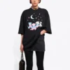 SS21 Love Bear Printing Tee Black 641532TJVI11000