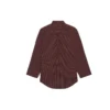 SS21 Oversize Plaid Long-Sleeved Shirt Brown 658806TKM366100