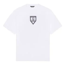 SS21 Pattern Printing Round Collar Male White 651795TKV779040