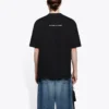 SS21 PatternRound Neck Black 612965TJVK79113