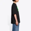SS21 PatternRound Neck Black 612965TJVK79113