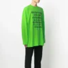 SS21 Print Crew Men”s Green 641667TJVI34162