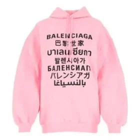 SS21 Printing Hoodie Pink 641529TJVI61401