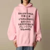 SS21 Printing Hoodie Pink 641529TJVI61401