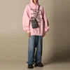 SS21 Printing Hoodie Pink 641529TJVI61401