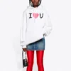 SS21 Printing Hoodie White 578135TJVL69040