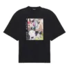 SS21 Printing Retro Short Sleeve Black 641614TJVH11000