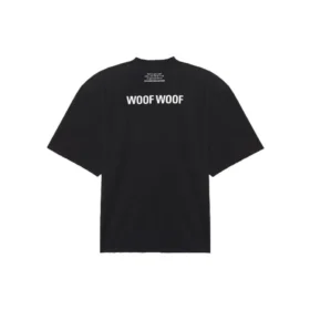 SS21 Printing Retro Short Sleeve Black 641614TJVH11000