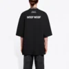 SS21 Printing Retro Short Sleeve Black 641614TJVH11000