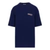SS21 Printing Round-neck Short Sleeve Blue 641655TIV521195