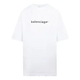 SS21 Printing Round-neck Tee White 641655TIV549040