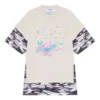 SS21 Retro Double Layer Short Sleeve White 641584TJVI19013