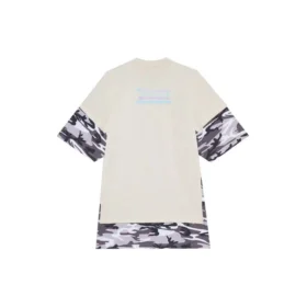 SS21 Retro Double Layer Short Sleeve White 641584TJVI19013