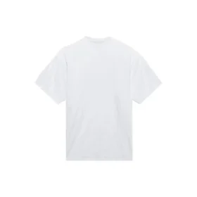 SS21 Retro Plain Weave Large Fit Short Sleeve Unisex White T-Shirt 657059TKV949000