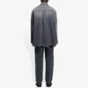 SS21 Ripped Denim Shirt Male Black 657610TBP191090
