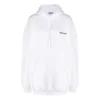 SS21 Small Label Logo Cotton Hoodie White 578135TJV859040