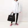 SS21 Small Label Logo Cotton Hoodie White 578135TJV859040