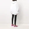 SS21 Small Label Logo Cotton Hoodie White 578135TJV859040