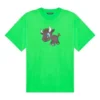 SS21 Small Pattern Cartoon Printing Short Sleeve Unisex Green 612966TJVM93302