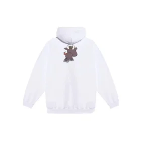 SS21 Small Pattern Cartoon Printing Unisex White 578135TJVE69000