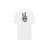SS21 Smiling Face Printing Loose Short Sleeve White 641655TKVA18639