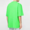 SS21 Word Pattern Short Sleeve Unisex Green 641614TJVI34162