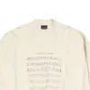 SS24 Logo with Sheet Music Sweater “Beige” 699212TMVO69069