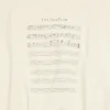 SS24 Logo with Sheet Music Sweater “Beige” 699212TMVO69069