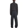 Stencil Type Baggy Sweatpants “Black Grey” 771081TQVA41750