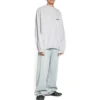 Strike 1917 Crewneck Sweater Oversized “Light Grey” 699212TMVH21023