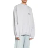 Strike 1917 Crewneck Sweater Oversized “Light Grey” 699212TMVH21023