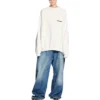Strike 1917 Crewneck Sweater Oversized “White” 699242TMVH29800