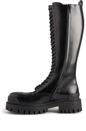 Strike 20mm Boots “Black Matte Smooth Calfskin” 763557WA9601000