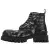 Strike Ankle Boots “Washed Out Black Leather” 589338WBEF19010