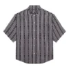 Striped “Balenciaga Jeans” Shirt “Grey Black” 647354TKL321269