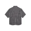 Striped “Balenciaga Jeans” Shirt “Grey Black” 647354TKL321269