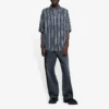 Striped “Balenciaga Jeans” Shirt “Grey Black” 647354TKL321269