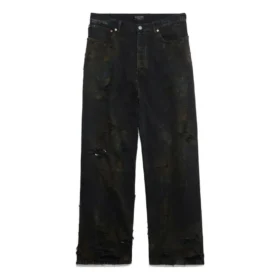 Super Destroyed Baggy Pants “Black” 745248TBP471363