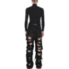 Super Destroyed Baggy Pants “Black” 745248TBP471363
