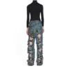 Super Destroyed Baggy Pants “Light Blue” 745248TNW014012