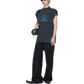 Surfer Sleeveless T-shirt “Black Blue” 767844TPVM31412